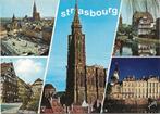 Ansichtkaart	Strasbourg (Frankrijk)	5-luik	Kathedraal, Verzenden, 1980 tot heden, Gelopen, Frankrijk
