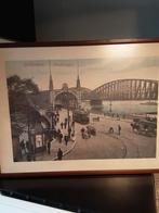 IN PRIJS VERLAAG  oude foto van de Maasbruggen Rotterdam, Ophalen