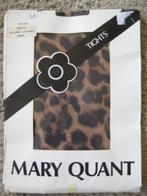 Mary Quant tights luipaardprint jaren '60 nylon kousen nieuw, Stay-up kousen, Zwart, Nieuw, Overige maten