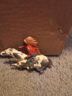 Vintage Indiaan Paard Ruiter Tin Oud, Ophalen of Verzenden