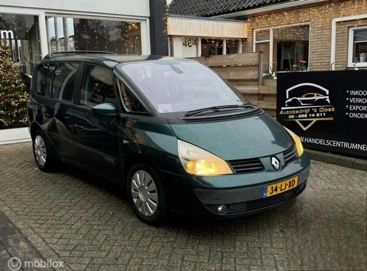 Renault Espace 2.0 16V Turbo S2005 Carbage Run Auto, Auto's, Renault, Particulier, Espace, Airbags, Climate control, Cruise Control