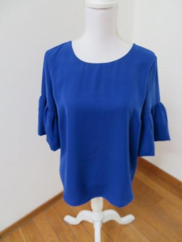 D72 VERO MODA apart blouse shirt blauw M 38/40 beschikbaar voor biedingen