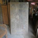 Antieke tafel TQ42 landelijk oud teak hout geleefd blad SALE, Antiek en Kunst, Ophalen of Verzenden