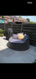 Luxe Rond Tuinbed – Stijlvol loung, Ophalen, Zo goed als nieuw, Overige materialen