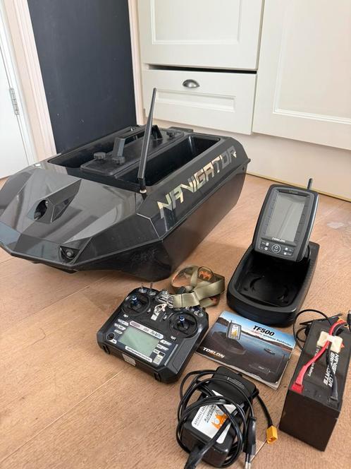 Navigator bait boot + TF500, Watersport en Boten, Hengelsport | Karpervissen, Gebruikt, Ophalen of Verzenden