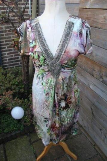 Jurk roze/ groen/ grijs Ana Alcazar mt 38 Vaste prijs AANBIE beschikbaar voor biedingen