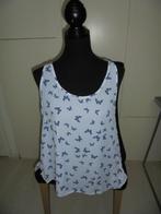 Witte top blauwe vlinders Primark maat 44, Kleding | Dames, Tops, Primark, Wit, Maat 42/44 (L), Ophalen of Verzenden