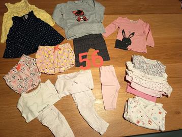 Babykleding maat 56 - Mooie set! beschikbaar voor biedingen