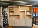Eiken wandkast L250cm x H220cm x D35cm Showroom model, Ophalen, 200 cm of meer, Eikenhout, Nieuw