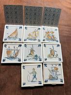 KLM Business Class Tegeltjes Set - Hollandse Taferelen Colle, Ophalen of Verzenden