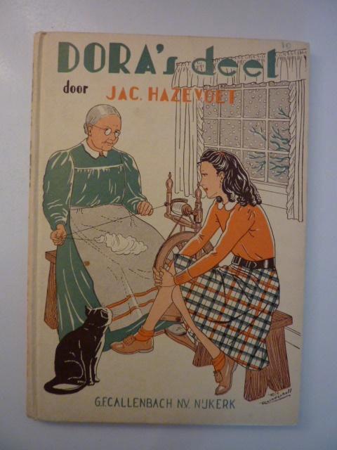 Jac.Hazevoet - Dora's deel, Boeken, Overige Boeken, Gelezen, Ophalen of Verzenden
