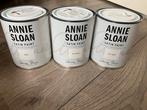 3 blikken Annie Sloan Satin Paint 2 x Old White & 1 x Pure, Ophalen of Verzenden, Nieuw, Wit, Lak