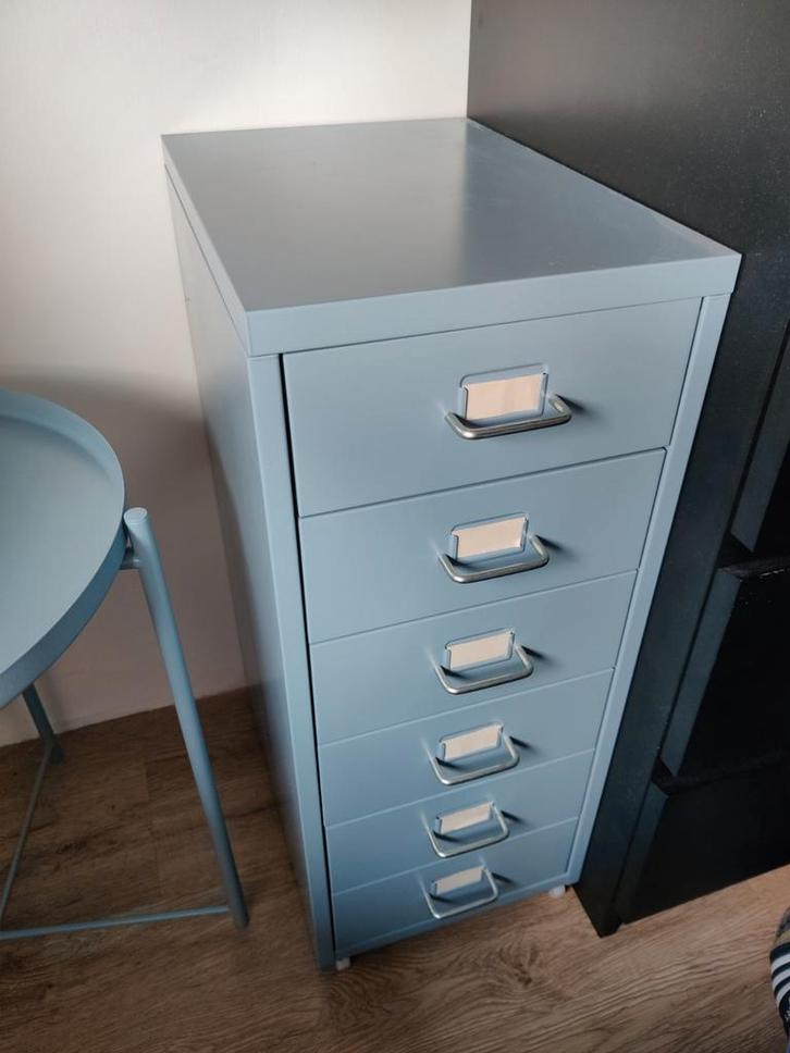 Metalen ladekast met 6 lades, Huis en Inrichting, Kasten | Dressoirs, Zo goed als nieuw, Minder dan 50 cm, 25 tot 50 cm, Met lade(s)