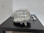 industriele wandlamp, bull eye lamp, kooilamp, bunkerlamp, Ophalen of Verzenden, Zo goed als nieuw, Glas