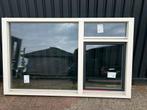 2 hardhouten kozijnen met draaikiep raam, Nieuw, Ophalen of Verzenden, 75 tot 150 cm, Hout