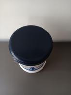 Vintage opaline pot – Sigarenfabriek Valkenswaard –blauw/wit, Ophalen of Verzenden, Gebruikt, Tabaksdoos of Verpakking
