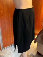 MARCCAIN rok met splitjes 4 M origineel ZGAN met WOL & SILK, Maat 38/40 (M), Zwart, G, Ophalen of Verzenden