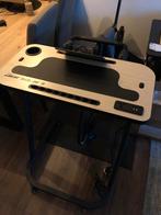 Indoor Cycling Desk - Zwift Laptop/Tablet Tafel met USB, Ophalen, 50 tot 100 cm, Zo goed als nieuw, Tafelblad