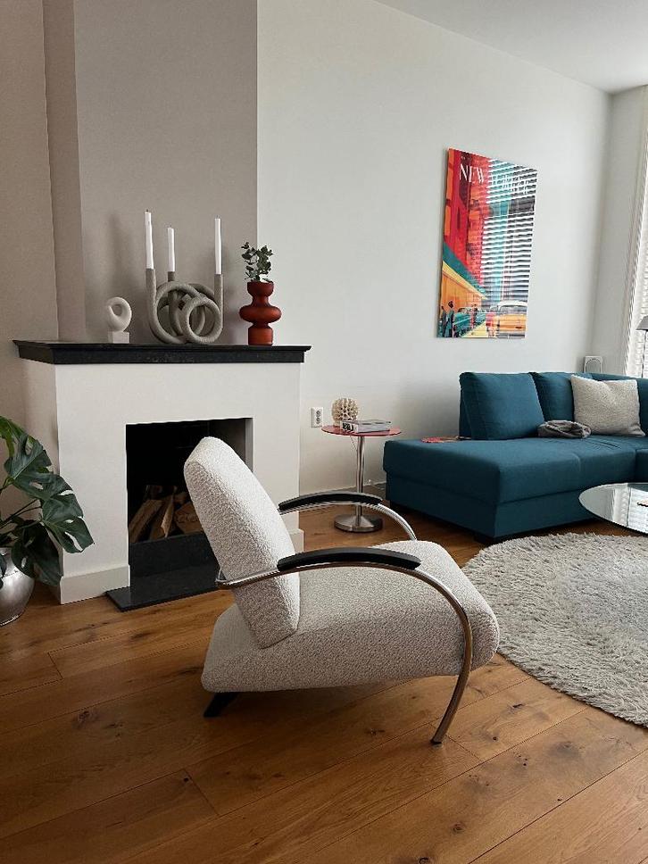 Gelderland fauteuil 5470 design: Jan des Bouvrie, Huis en Inrichting, Fauteuils, Zo goed als nieuw, Stof, 50 tot 75 cm, 75 tot 100 cm