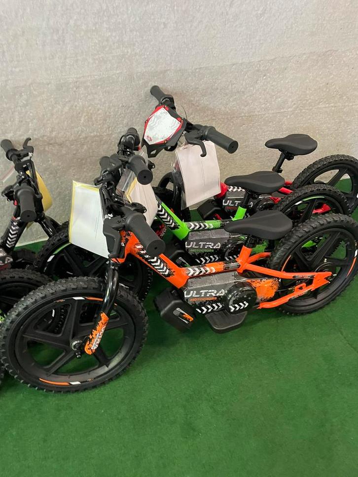 Nieuwe Ultra 12 of 16 inch electrische loopfiets, Kinderen en Baby's, Speelgoed | Buiten | Voertuigen en Loopfietsen, Nieuw, Loopfiets
