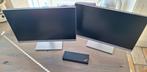 2x HP223 monitor, Computers en Software, Monitoren, IPS, In hoogte verstelbaar, Full HD, Ophalen of Verzenden