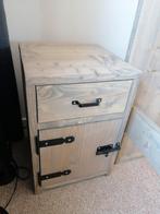 nieuw leuke stevig nachtkastje steigerhout, Ophalen of Verzenden, Nieuw, Minder dan 45 cm