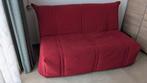 slaapbank hoes, Huis en Inrichting, Ophalen, Tweepersoons, Zo goed als nieuw, Rood