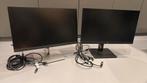 2 computer monitor hp met targus docking station dv4k, Computers en Software, Monitoren, IPS, Full HD, Ophalen of Verzenden, Zo goed als nieuw