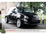 Fiat 500 1.0 Hybrid Lounge 2021 ZWART | Apple CarPlay | Airc, Auto's, Fiat, Gebruikt, Euro 6, Leder en Stof, Zwart