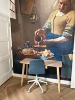 Bureau met bureaustoel - Stijlvol en praktisch!, Minder dan 50 cm, 100 tot 150 cm, Ophalen of Verzenden, Zo goed als nieuw