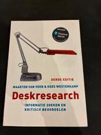 Deskresearch - Maarten van Veen & Kees Westerkamp, Ophalen of Verzenden, Zo goed als nieuw, HBO