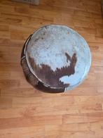 Stoere Koeienhuid Poef, Huis en Inrichting, Banken | Voetenbanken en Poefen, Ophalen of Verzenden