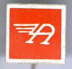 Austin rood papier op blik auto speldje ( A_066 ), Verzamelen, Verzenden, Zo goed als nieuw, Transport, Speldje of Pin