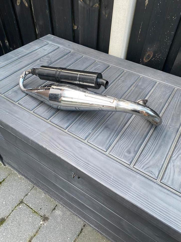 Stage 6 terugloop uitlaat voor Yamaha aerox, Fietsen en Brommers, Brommers | Tuning en Styling, Gebruikt, Ophalen of Verzenden