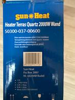 Sun Heat Terras Quartz 2000W Wand Heater - Nieuw in doos, Ophalen, Nieuw, Elektrisch, Wand