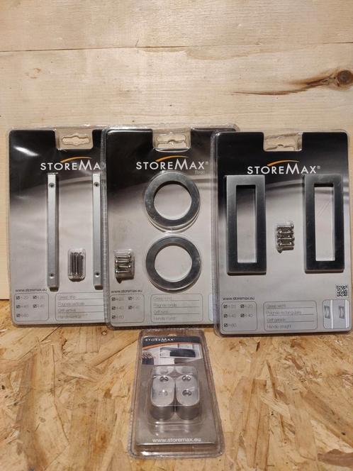 StoreMax greep strip en greep recht/rond voor schuifdeuren, Doe-het-zelf en Verbouw, Hang- en Sluitwerk, Zo goed als nieuw, Ophalen of Verzenden
