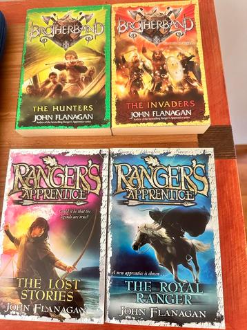 4 Engelse Fantasy Boeken - John Flanagan beschikbaar voor biedingen