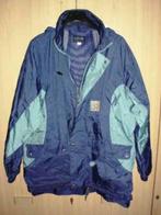 AGU Holland mt. XL regenjas donkerblauw-groen met capuchon, Ophalen of Verzenden, Gebruikt, Regenjas, Heren