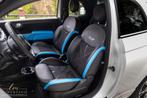 Fiat 500 sport interieur set leer zwart met blauw stoelen, Auto-onderdelen, Interieur en Bekleding, Ophalen of Verzenden, Gebruikt