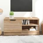 Compact TV kastje meubel mini dressoir hout 1 deur 2 vakken, Huis en Inrichting, Kasten | Televisiemeubels, Ophalen, Eikenhout