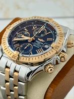 Breitling Evolution 44mm ZWART C13356 Full-Set 2008, Ophalen of Verzenden, Zo goed als nieuw, Staal, Overige merken