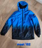 Winterjas skijas blauw / grijs / zwart  maat 176 / 182, Ophalen of Verzenden, Zo goed als nieuw, Jas