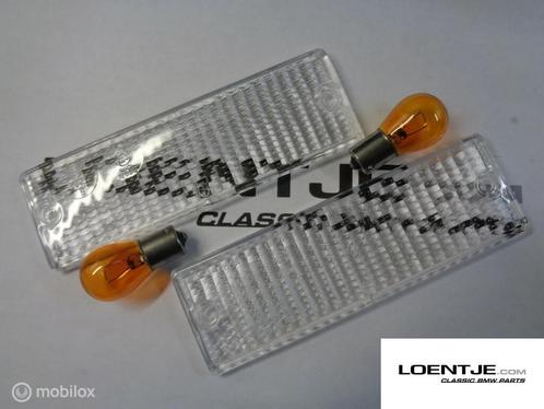 set witte knipperlichtglazen bmw e30 alle types (niet m3), Auto-onderdelen, Verlichting, BMW, Nieuw, Ophalen of Verzenden