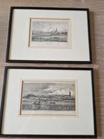 Joh Poppel sculpt - 2 stuks, Antiek en Kunst, Kunst | Etsen en Gravures, Ophalen of Verzenden