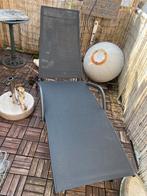 Ligstoel tuin/ balkon incl kussen, Tuin en Terras, Ligbedden, Ophalen, Zo goed als nieuw, Rotan