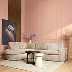 Hoekbank met ronde divan - lounge - afgeprijsd - woonwinkel, Ophalen, 250 tot 300 cm, Hoekbank, Nieuw