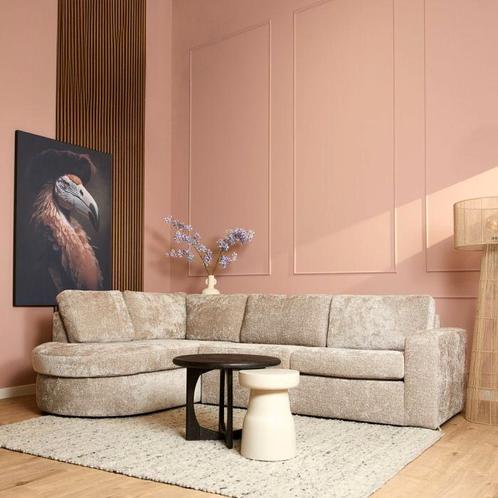 Hoekbank met ronde divan - lounge - afgeprijsd - woonwinkel, Huis en Inrichting, Banken | Bankstellen, Nieuw, Hoekbank, Vierpersoons of meer