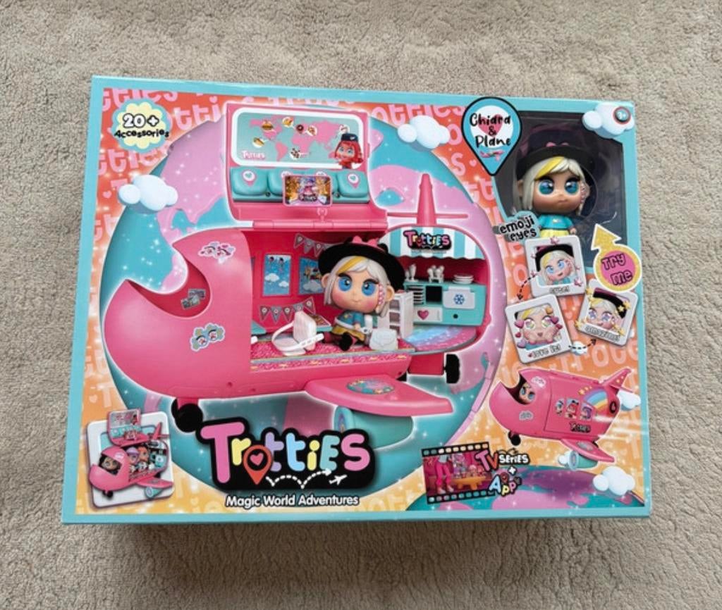 Trotties Magic World Adventures vliegtuig speelset, Ophalen of Verzenden, Nieuw
