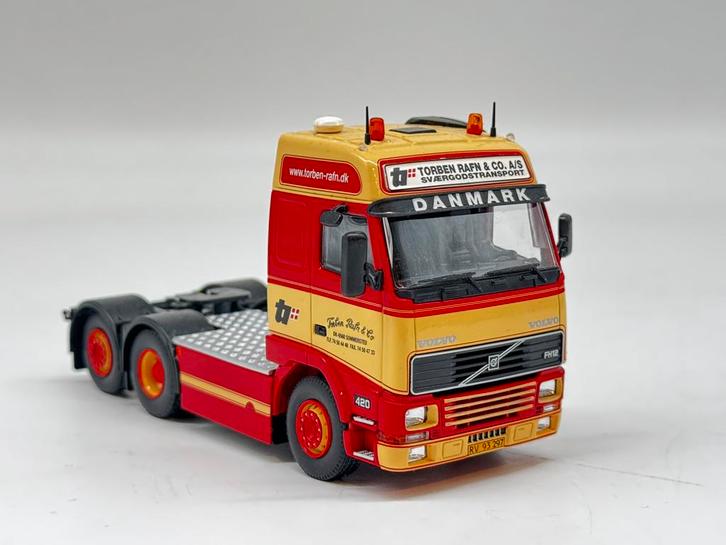 TEKNO VOLVO FH 12 globetrotter TORBEN RAFN, Hobby en Vrije tijd, Modelauto's | 1:50, Nieuw, Bus of Vrachtwagen, Tekno, Ophalen of Verzenden