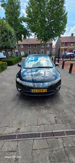 Honda Civic 1.4 I 5DR 2008 sport Zwart_Topstaat, Auto's, 83 pk, Stof, Zwart, 4 cilinders